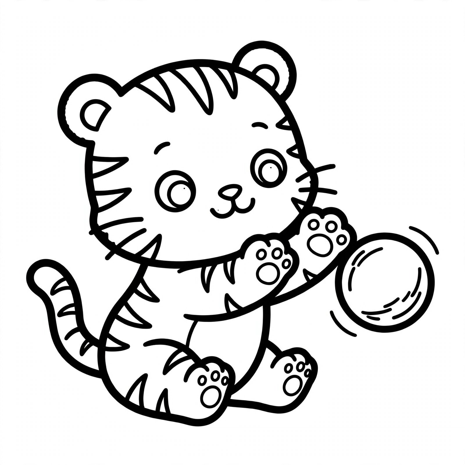 Tiger Drawing for Kids – Easy and Fun Online Coloring Activity